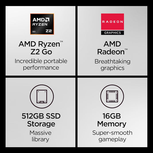 Lenovo Legion Go S - 2025 - Mobile Gaming Console - AMD Radeon Graphics Card - 8-inch